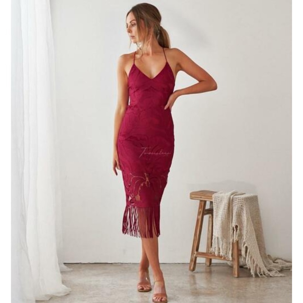 Two SIsters the Label | Khaleesi Dress - Cerise